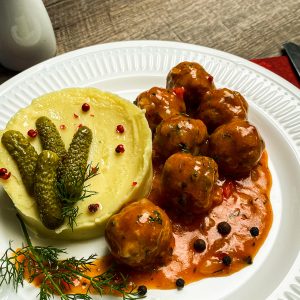 Boulettes de boeuf en sauce tomate