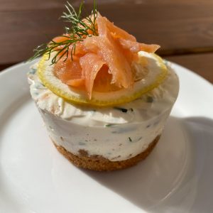 Cheesecake salé au saumon