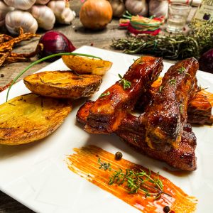 Travers de porc BBQ
